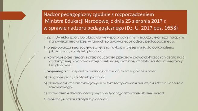 E-szkolenie: Nadzór pedagogiczny dyrektora przedszkola niepublicznego - cz. I