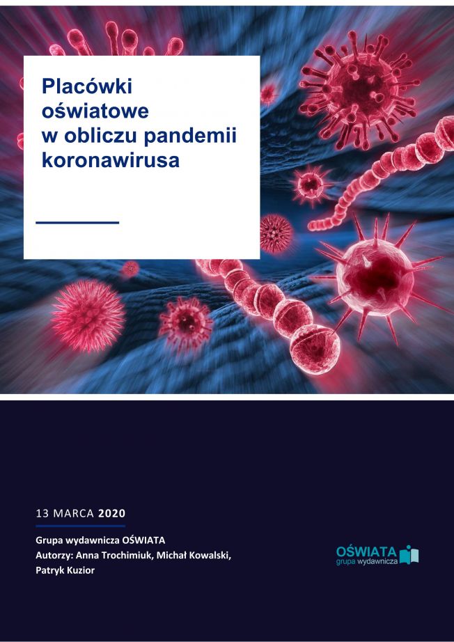 Placówki oświatowe w obliczu pandemii koronowirusa
