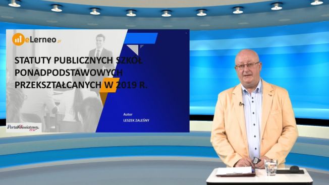 E-szkolenie: Statuty publicznych szkół ponadpodstawowych przekształcanych w 2019 r.