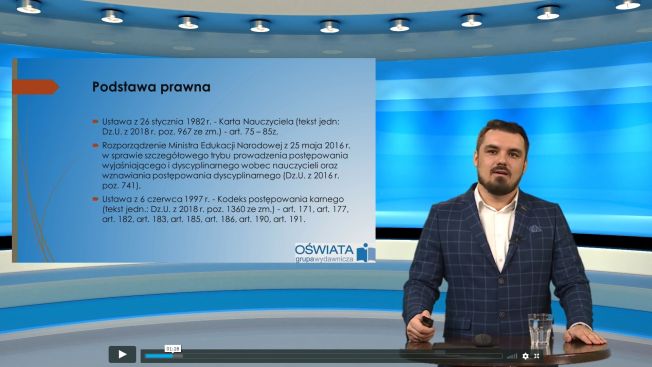 E-szkolenie: Odpowiedzialność dyscyplinarna nauczyciela z punktu widzenia dyrektora
