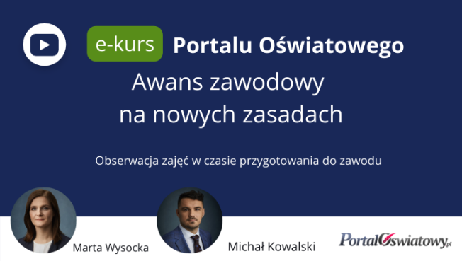 Obserwacja zajęć w czasie przygotowania do zawodu