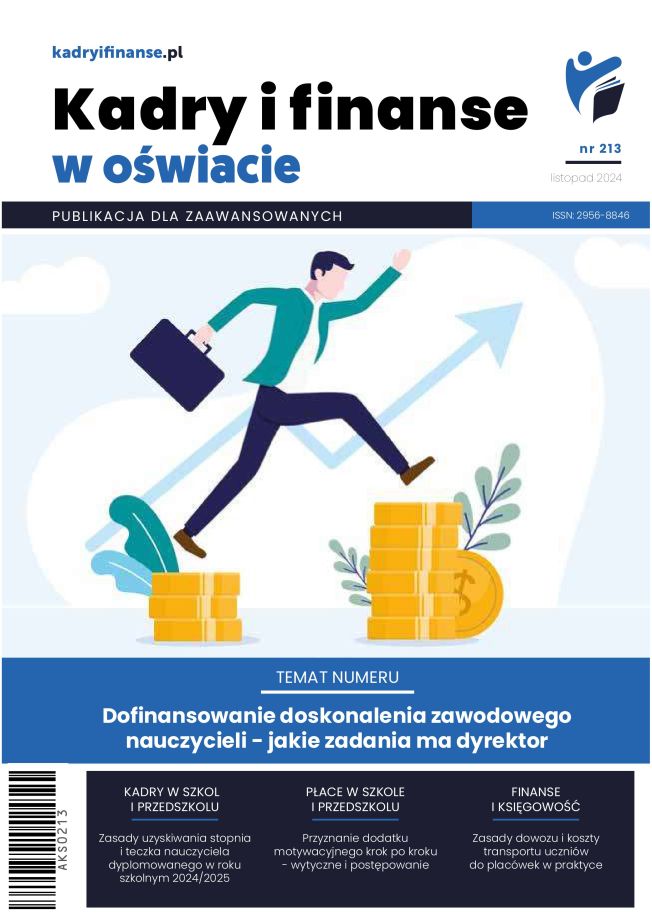 Kadry i Finanse w Oświacie nr 213 listopad 2024