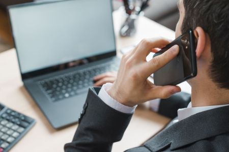 office-desktop-with-laptop-business-man