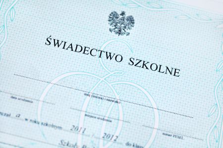 Będą nowe wzory świadectw szkolnych