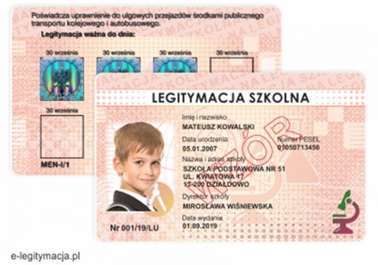 e-legitymacja szkolna