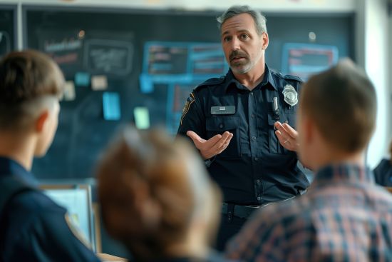 Weryfikacja niekaralności policjantów przychodzących do szkoły na tzw. pogadanki