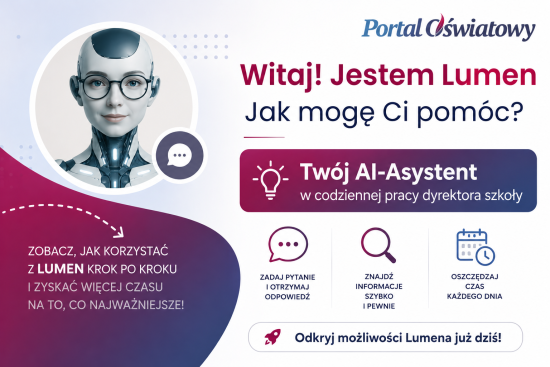 Korzystasz już z LUMEN – interaktywnego doradcy AI Portalu Oświatowego?